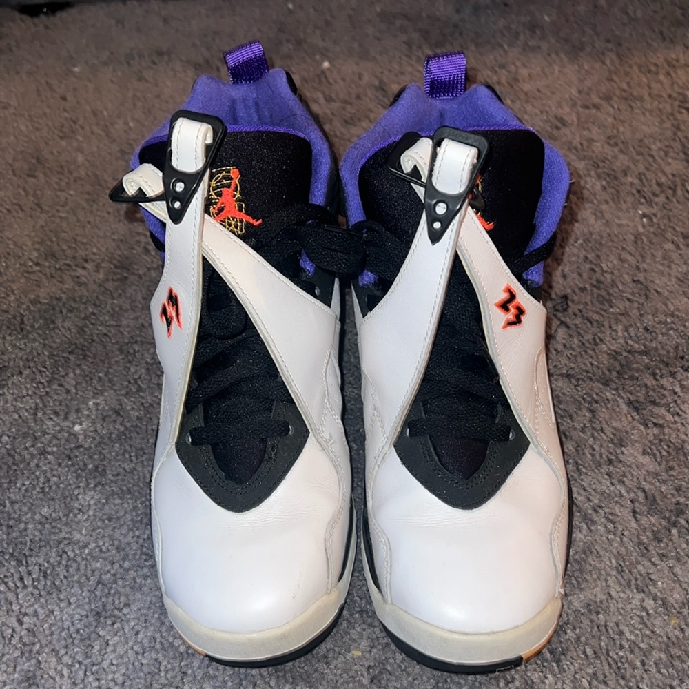 Jordan retro 8s  Big 3 Peat size 6.5 grade school.